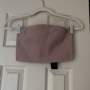 Dynamite Bandeau Sweater w/ Zip